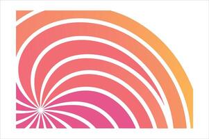 Gradient 3D Abstract smooth Background Design. vector