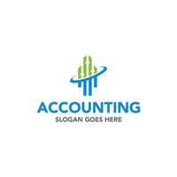 Accounting design logo template. Suitable for your design need, logo, illustration, animation, etc. vector