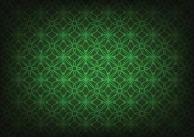 Geometry dark green pattern line gradient background vector