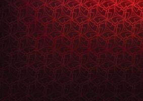Dark art pattern geometry red line background vector