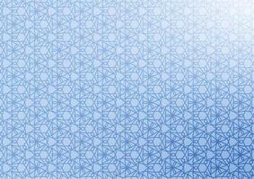 Geometry blue pattern line gradient soft background vector