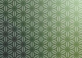 Flower green gradient pattern art background vector
