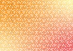 Orange triangle pattern gradient art background vector