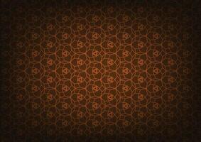 Geometry art pattern orange gradient dark background vector