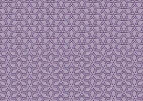 Graphic purple geometry pattern line background vector