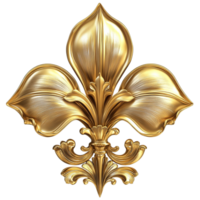 Glowing Golden Flower with Sparkles on Transparent Background png