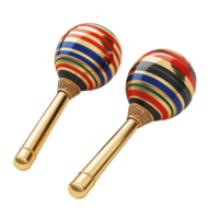 Pair of Maracas Isolated on Transparent Background png