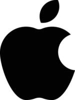 High-Quality Icon of an Apple vector