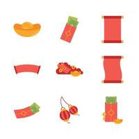 Red Element for Chinese New Year vector