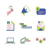 We Are Hiring vector