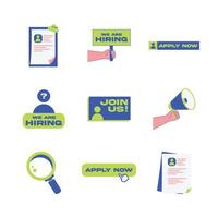 Element for hiring vector