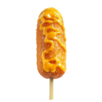 Grilled Hot Dog on a Stick on Transparent Background png