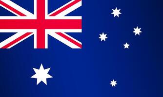 Australian flag. Design element. National flag vector