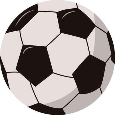 Football Illustration in Flat Design