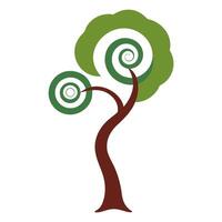 Green Tree Logo with Nature for Eco Friendly Branding vector