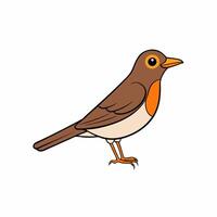 Adorable Yellow Bird Character Design for Fun and Whimsical Projects vector