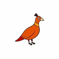Funny Bird Character Illustration for Playful and Colorful Projects vector