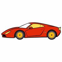 Minimalist Car Illustration for Digital Use vector