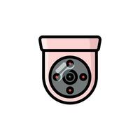 CCTV icon design template elegant style art vector