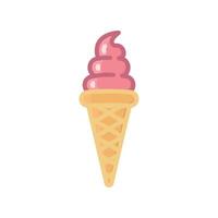 ice cream icon design template elegant style art vector