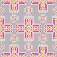 Colorful modern Native American geometric pattern. Aztec southwestern geometric shape seamless pattern. Ethnic geometric pattern use for textile, home decoration elements, upholstery, etc. vector