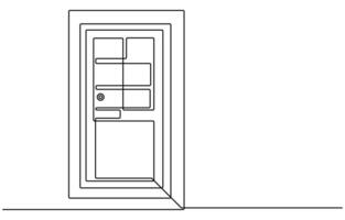 welcome sign continuous line art drawing vector