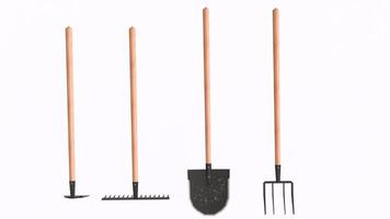 carpenter tools with white background photo
