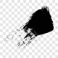 Ink Stroke Brushes. Isolated background vector