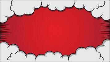 Customizable Comic Style Text Background vector