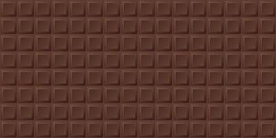 Chocolate bar square shape seamless pattern background graphic illustration. vector