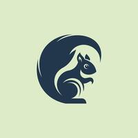 Charming Squirrel Logo For Startups vector