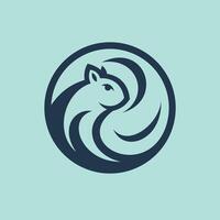 Elegant Squirrel Logo Branding Concepts vector