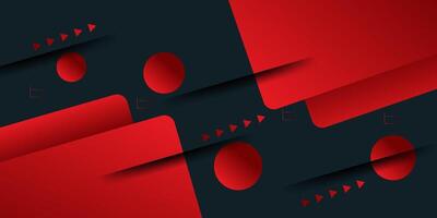 Abstract futuristic design on grey background with overlapping bright red square geometric pattern. Cool pattern design with simple style background. Eps10 vector