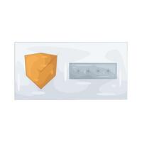 Illustration of Secure Password vector