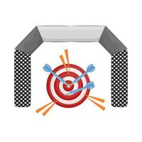 finish gate with goal vector