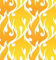 Yellow fire pattern used in artwork and textile design. Blazer Flame Patterns Background Texture vector