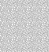 Abstract black and white mosaic texture of different shapes. Memphis geometric pattern. vector