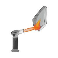 Blow Torch Lighter Close-Up vector