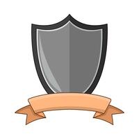 Emblematic Shield and Ribbon vector