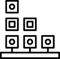 Pattern System Icon vector