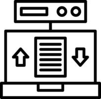 Data Transformation Icon vector