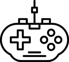 Game Console Line Icon vector