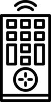 Remote Control Line Icon vector