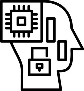 hackear habilidades icono vector