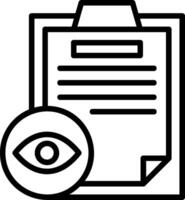 View Line Icon vector