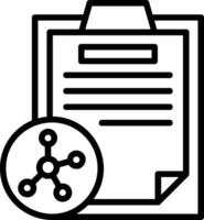 Share Line Icon vector