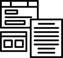 Unstructured Data Icon vector