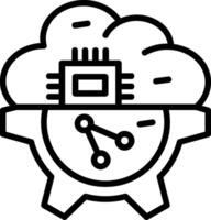 Machine Learning Icon vector