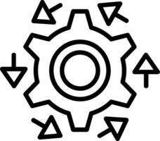 Reverse Engineering Icon vector