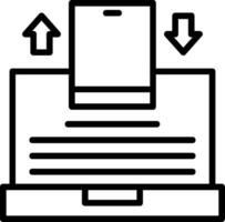 Data Synchronization Icon vector